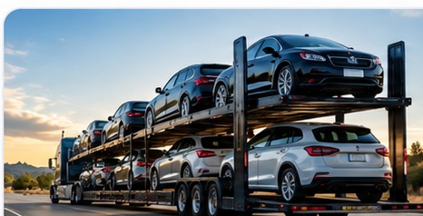 Open car transport carrier